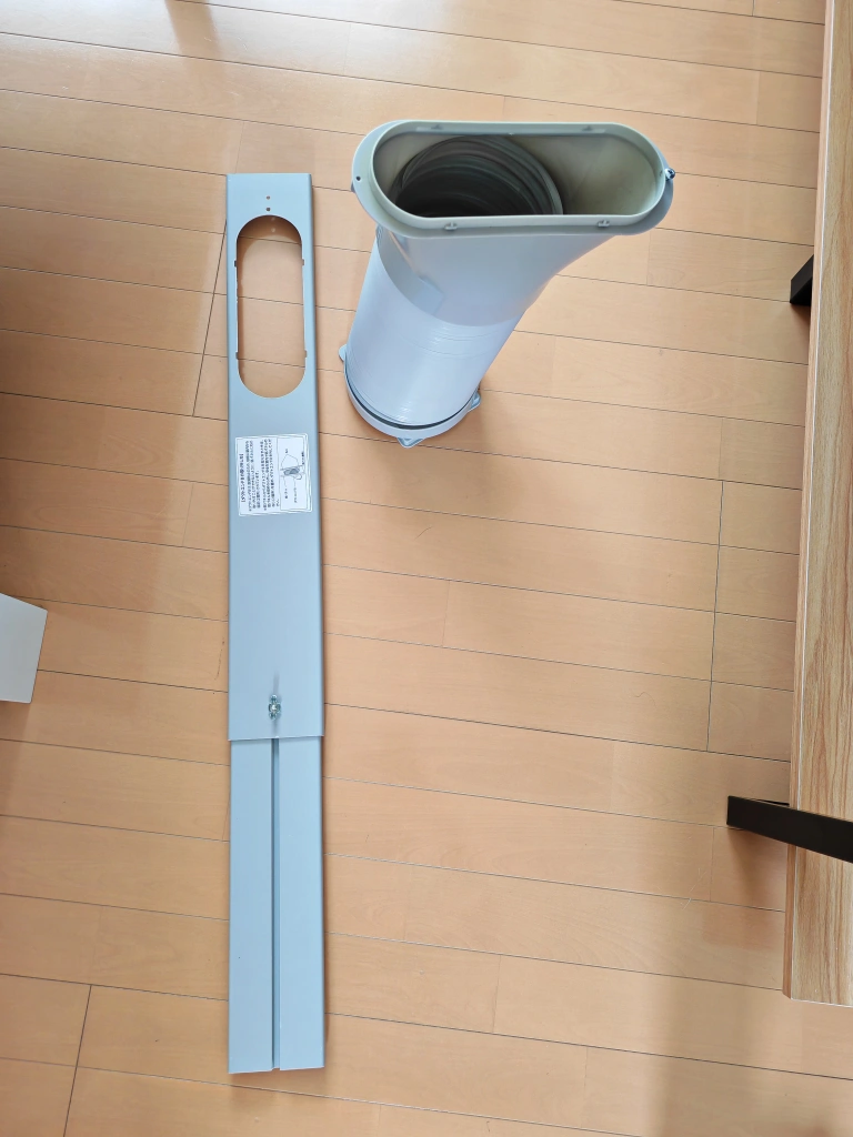 クーラー 中古品(半年ぐらい使用) 動作確認済み、パイプ付きの写真2枚目