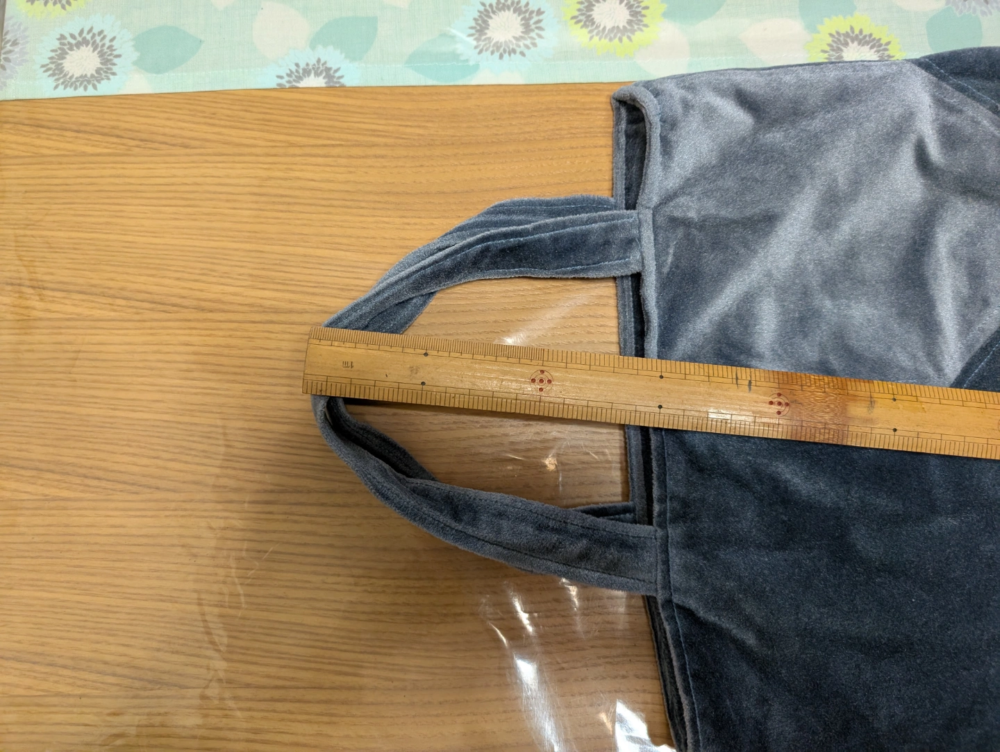 ベルベットトートバッグ 約30cmの写真5枚目