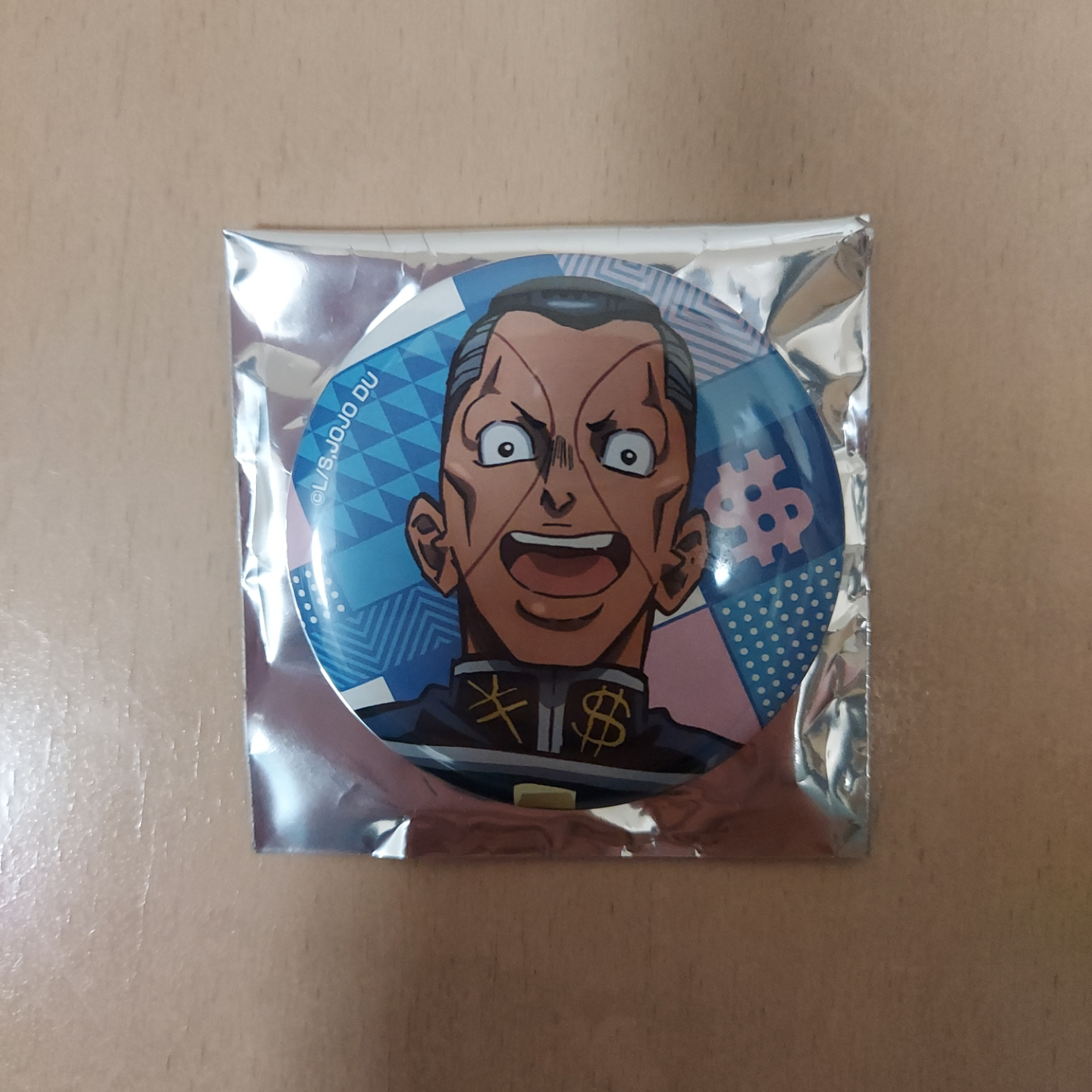 ジョジョの奇妙な冒険　虹村億泰　缶バッジ