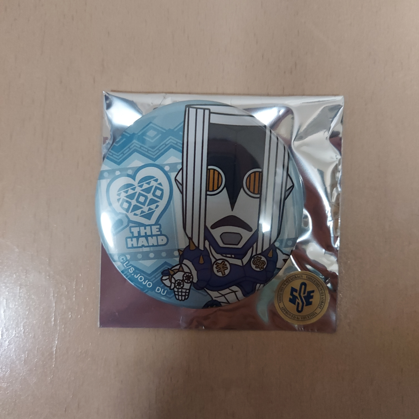 ジョジョの奇妙な冒険 ザ・ハンド 缶バッジ