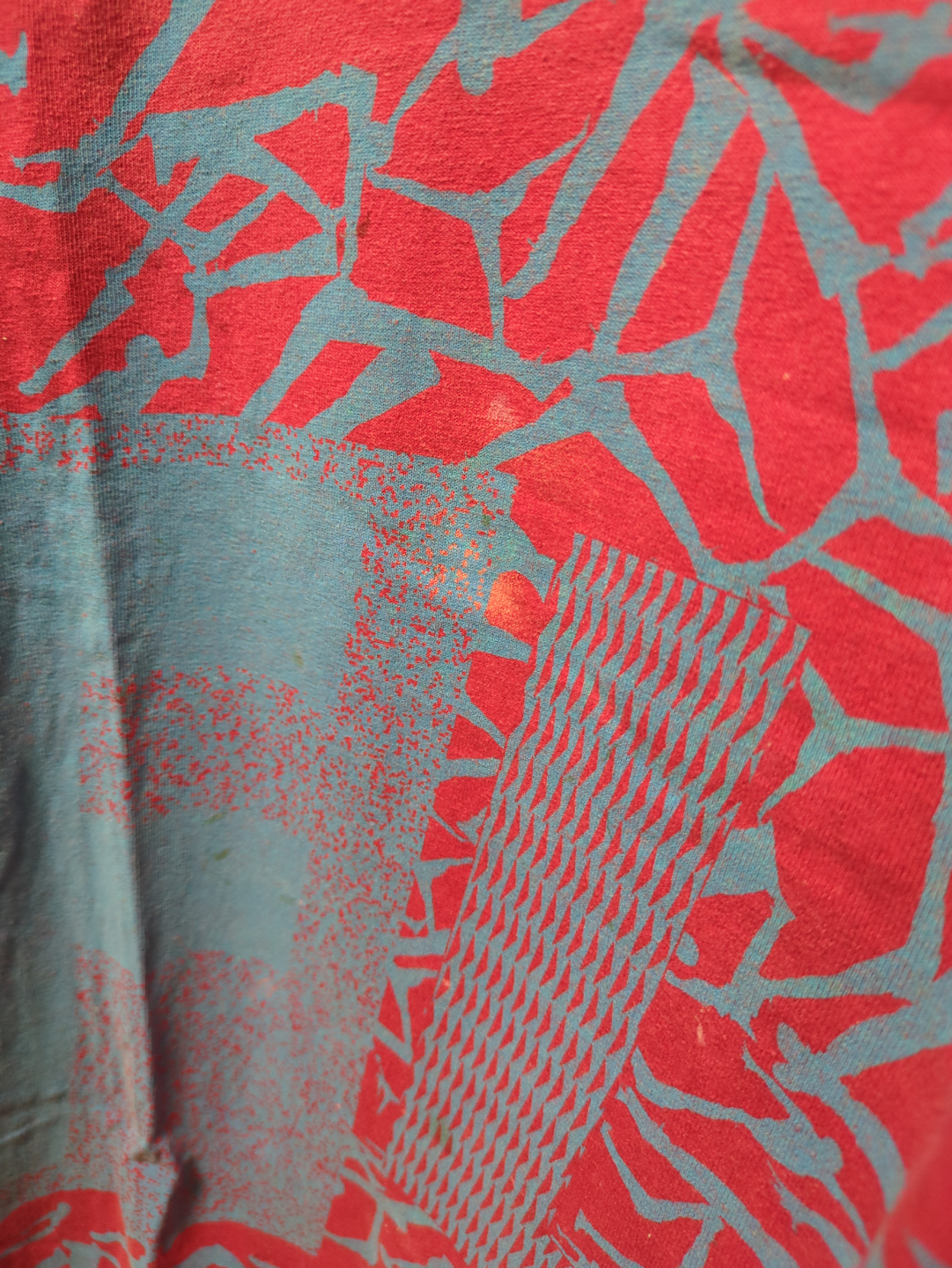 Tシャツ 赤/青の写真2枚目