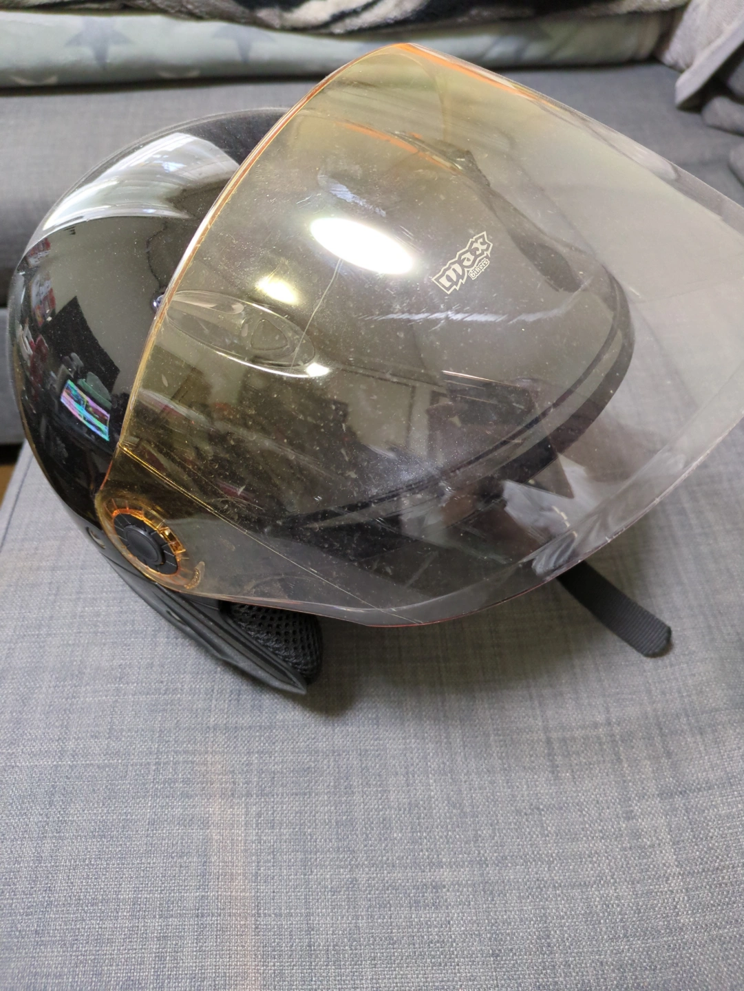 バイクヘルメット 黒 MAX