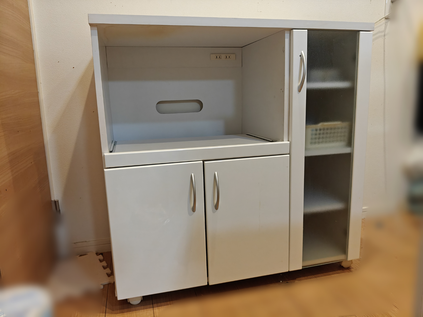 お値下げ【5/28まで】食器棚 キッチンボード 幅90cm