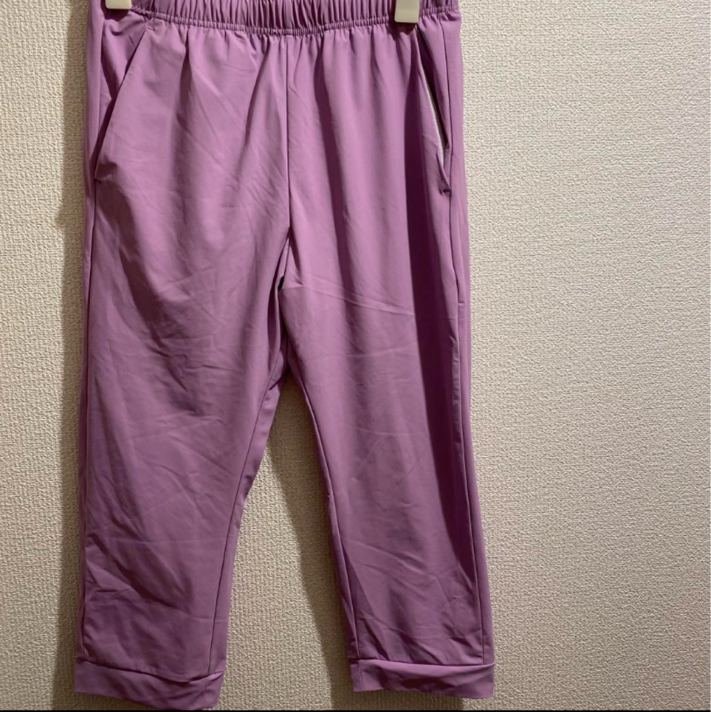 【特別価格】スポーツ用パンツ　パープル　Mサイズ