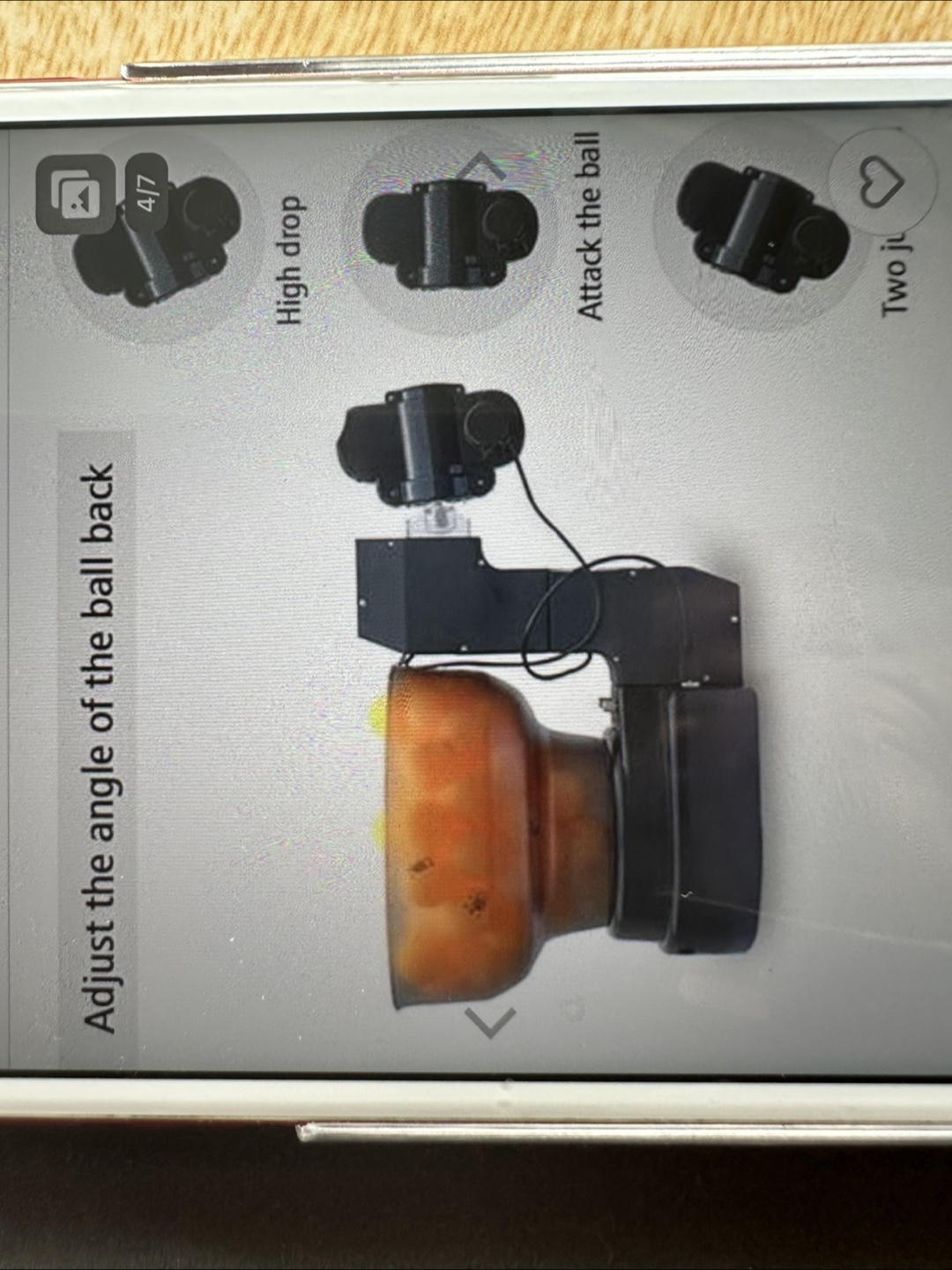 卓球マシンの写真9枚目