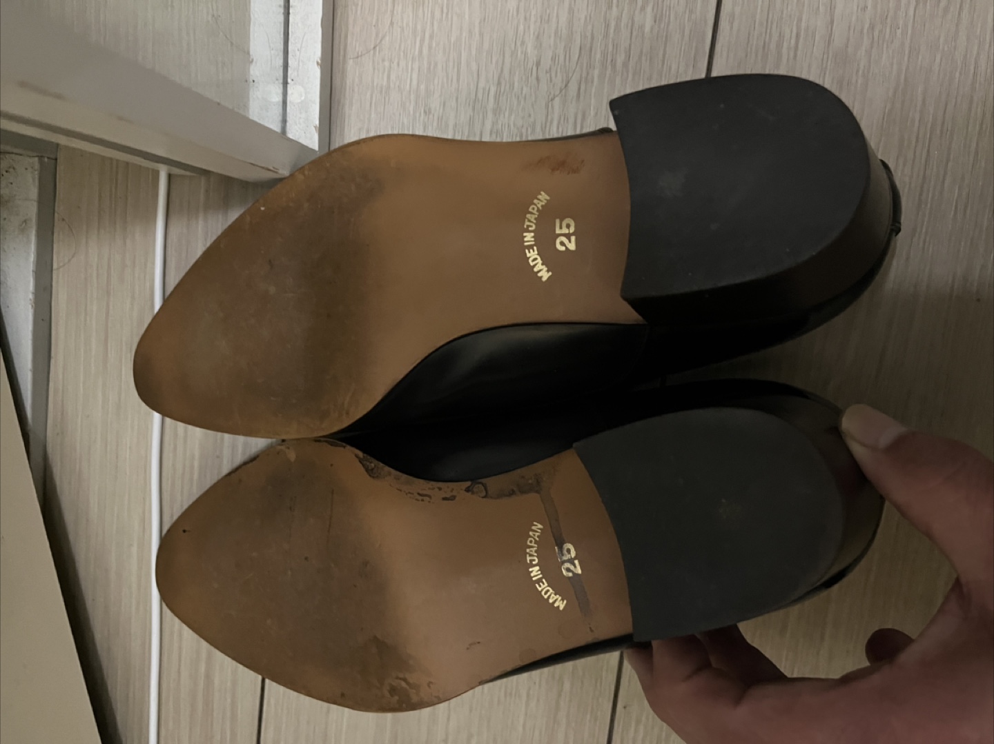 UOMO forte革靴 ブラック 25cm美品！の写真5枚目