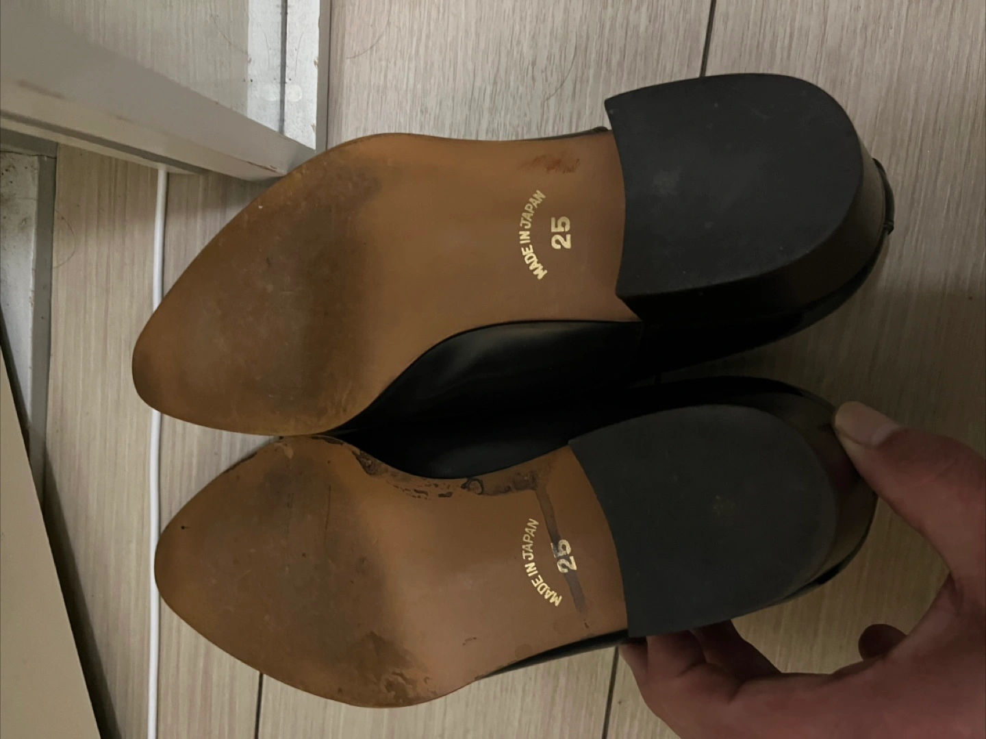 UOMO forte革靴 ブラック 25cm美品!の写真5枚目