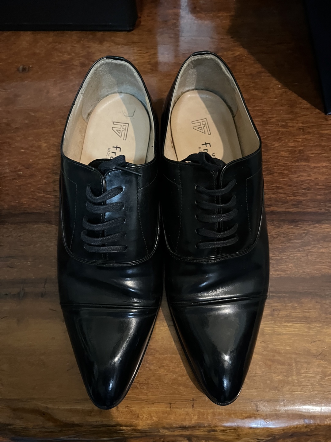 UOMO forte革靴 ブラック 25cm美品！の写真2枚目