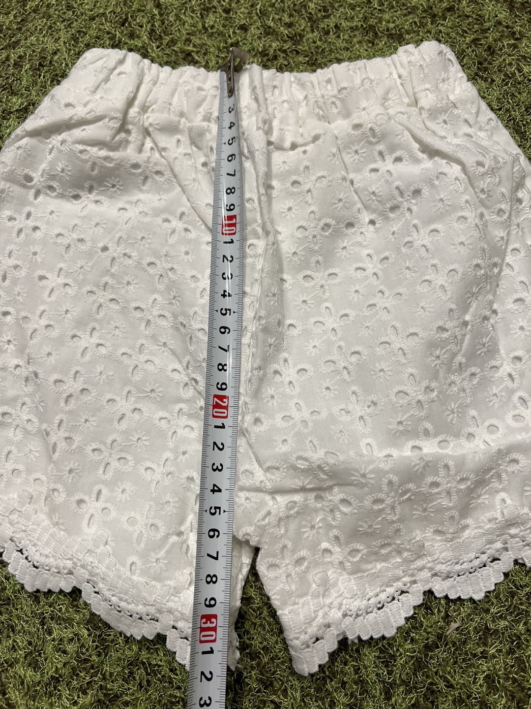 レース ショートパンツ 白の写真5枚目