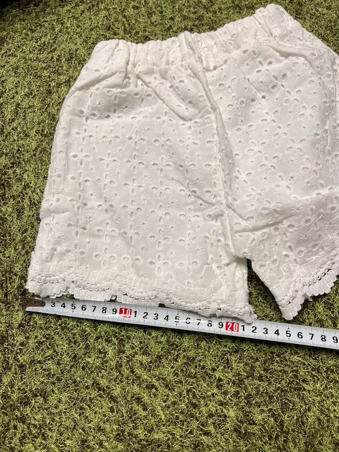 レース ショートパンツ 白の写真6枚目