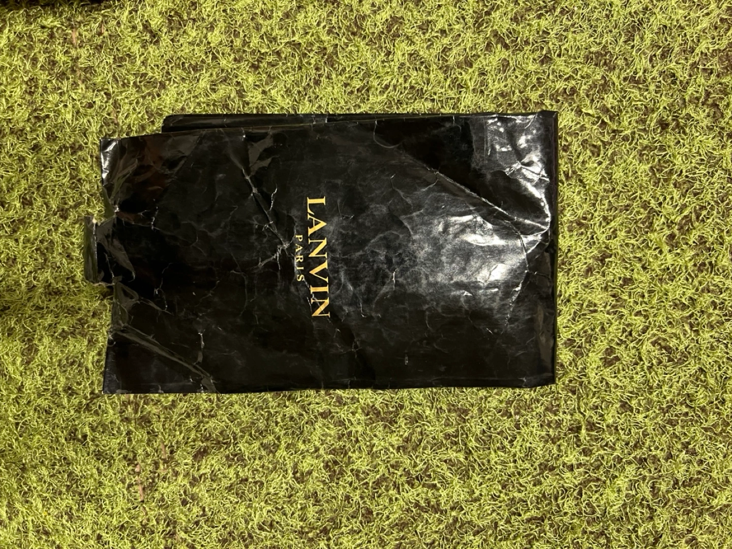 61 未使用 LANVIN ネクタイ ペイズリー柄の写真6枚目