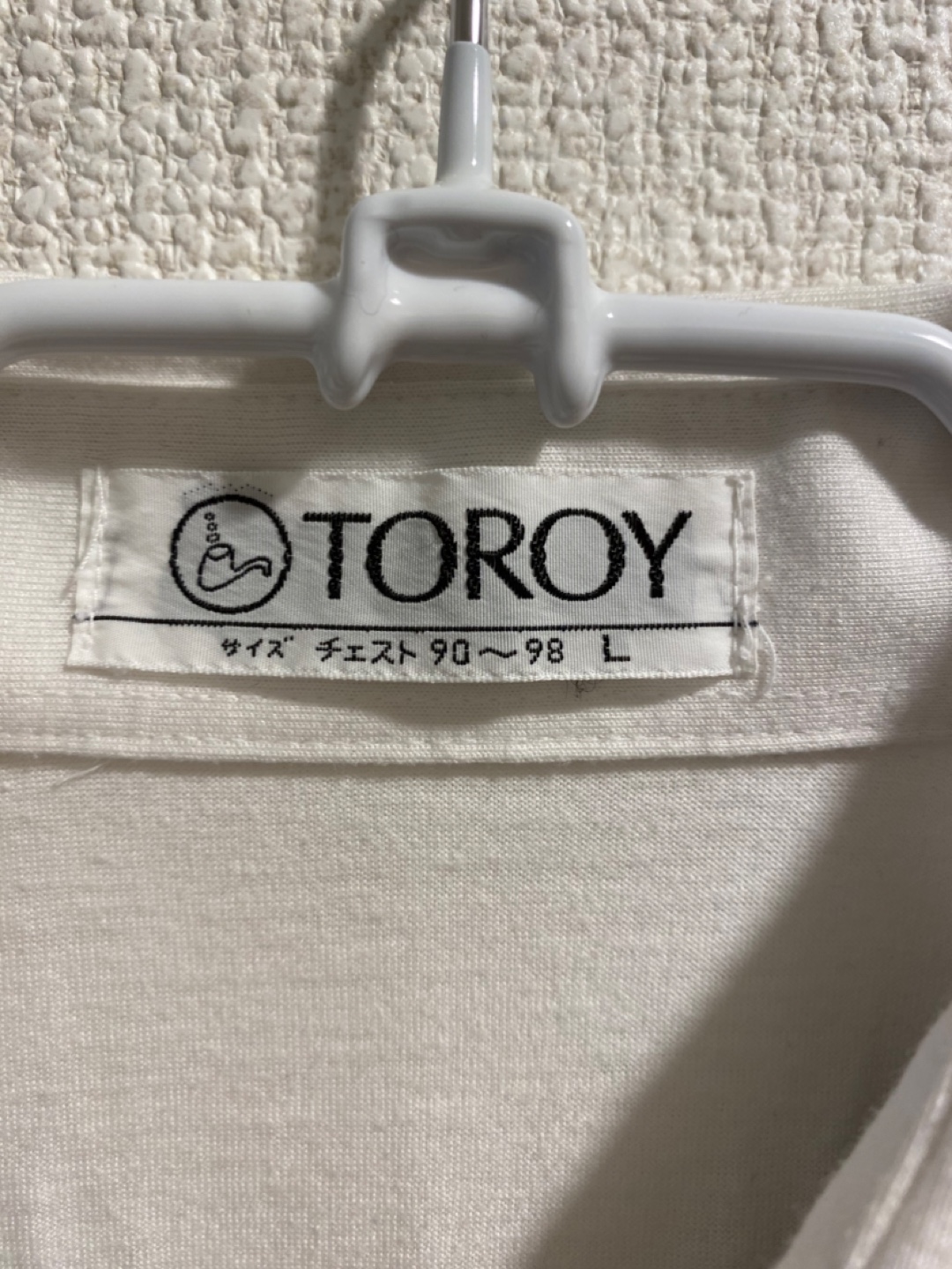 TOROY ポロシャツ 白 Lサイズの写真3枚目