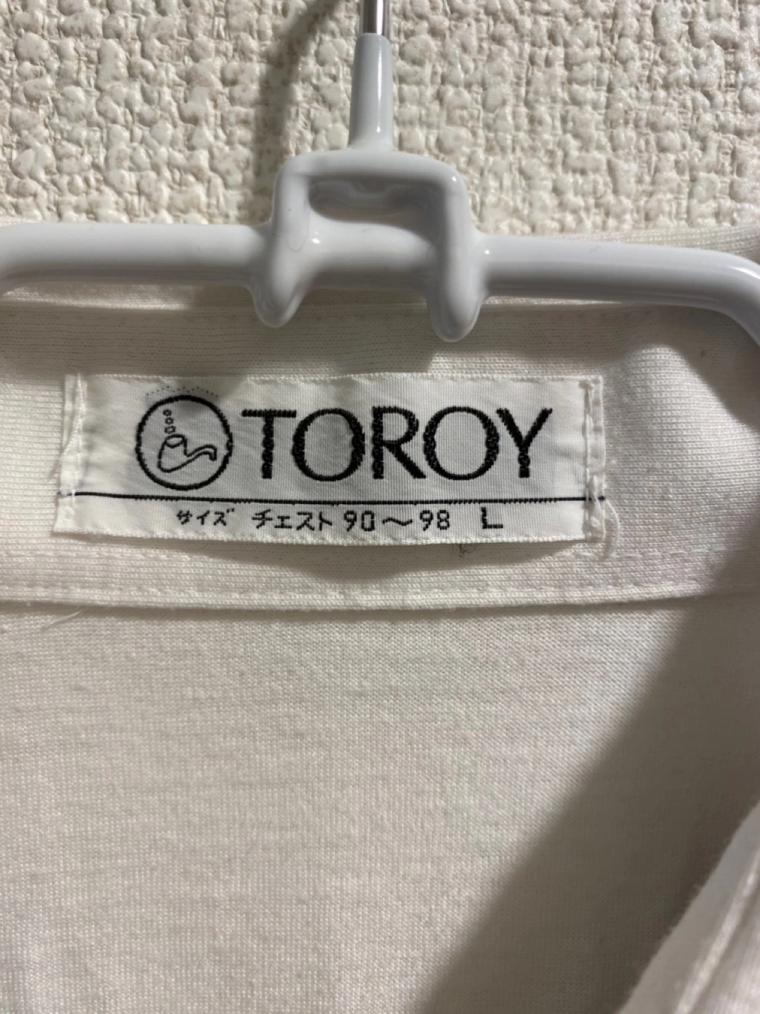 TOROY ポロシャツ 白 Lサイズの写真3枚目