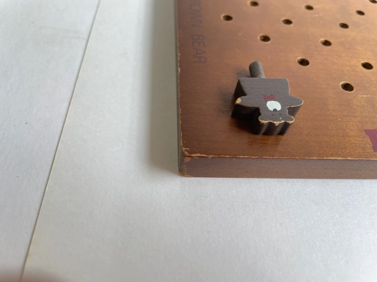 木製 くまさんのボードゲームの写真4枚目