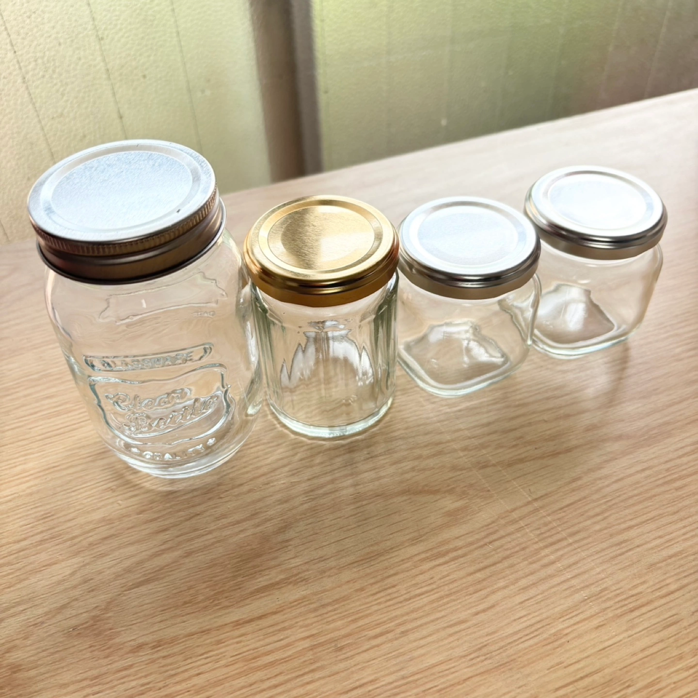 保存瓶 小瓶 13個セット 透明 ガラス 大小様々 趣味 収集 ビン ガラス瓶 蓋付き まとめ売りの写真5枚目