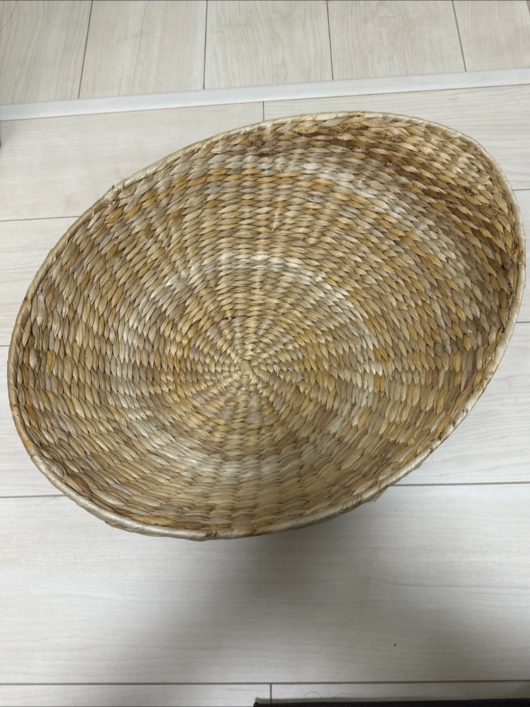 楕円形 編みかご バスケット