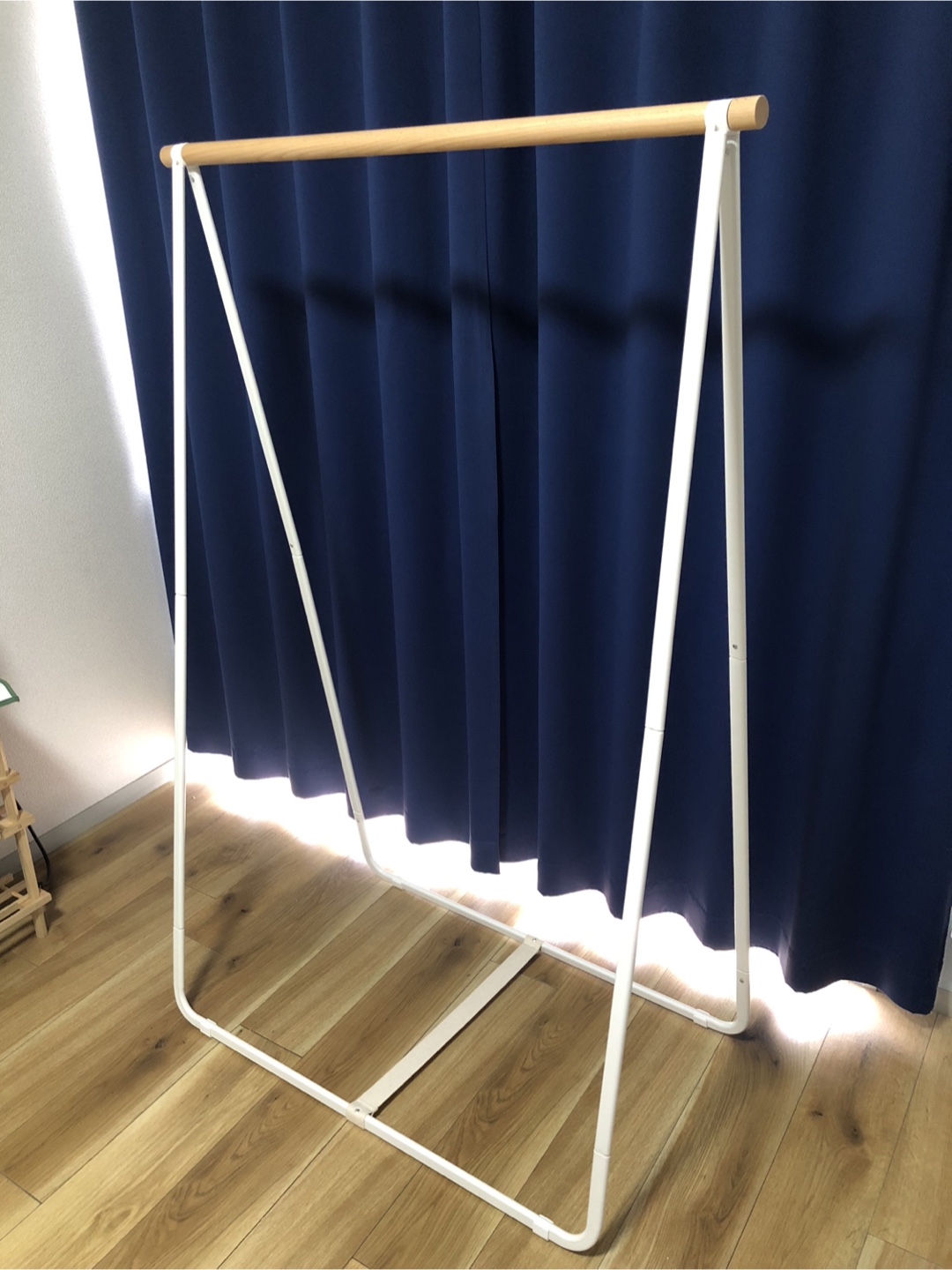 折りたためる！洗濯機物干し