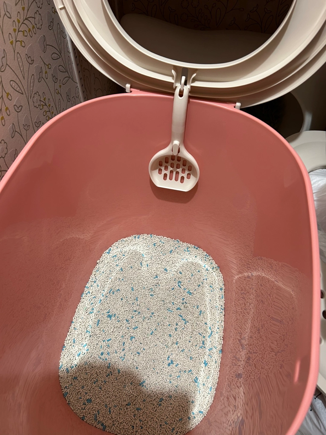 リッチェル 猫用トイレ コーラルピンクの写真4枚目