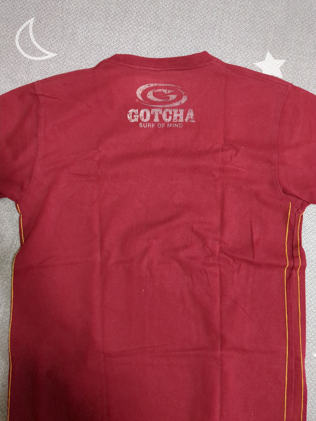 GOTCHA Tシャツ 赤色の写真4枚目