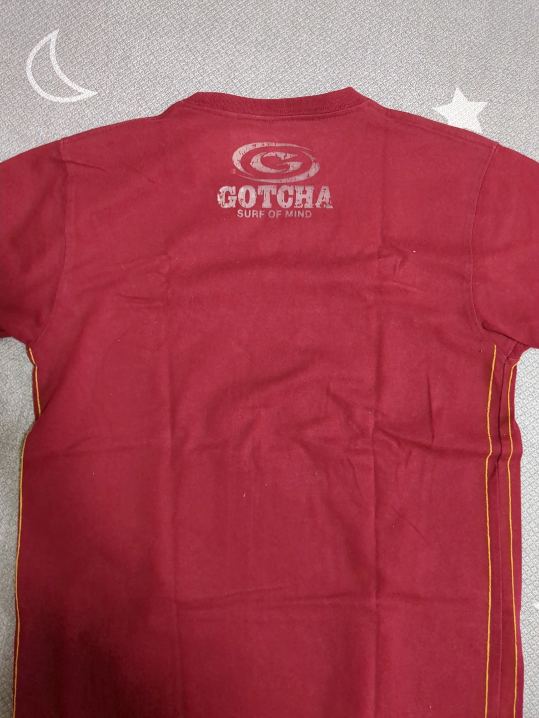 GOTCHA Tシャツ 赤色の写真4枚目
