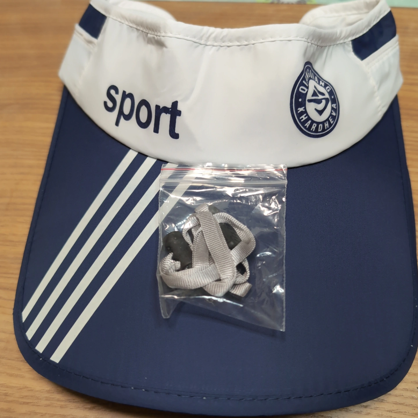 サンバイザー sport 青色