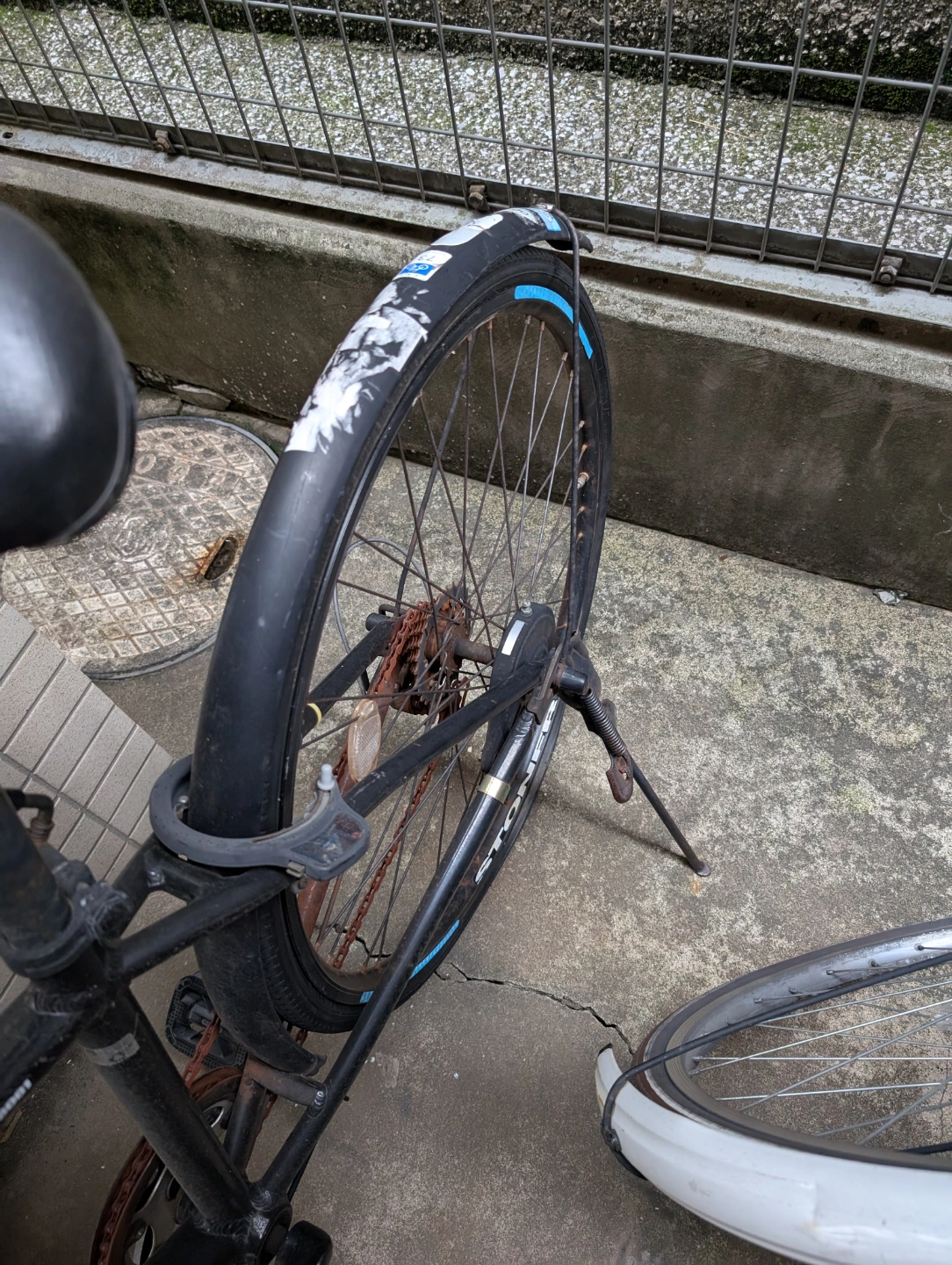 自転車 黒 中古の写真5枚目