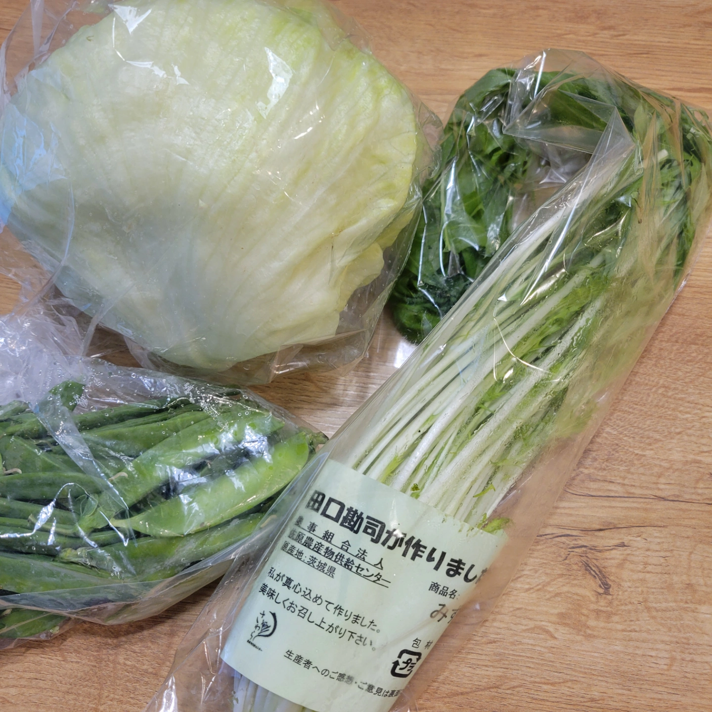 レタス 水菜 スナップえんどうなど お野菜詰め合わせ
