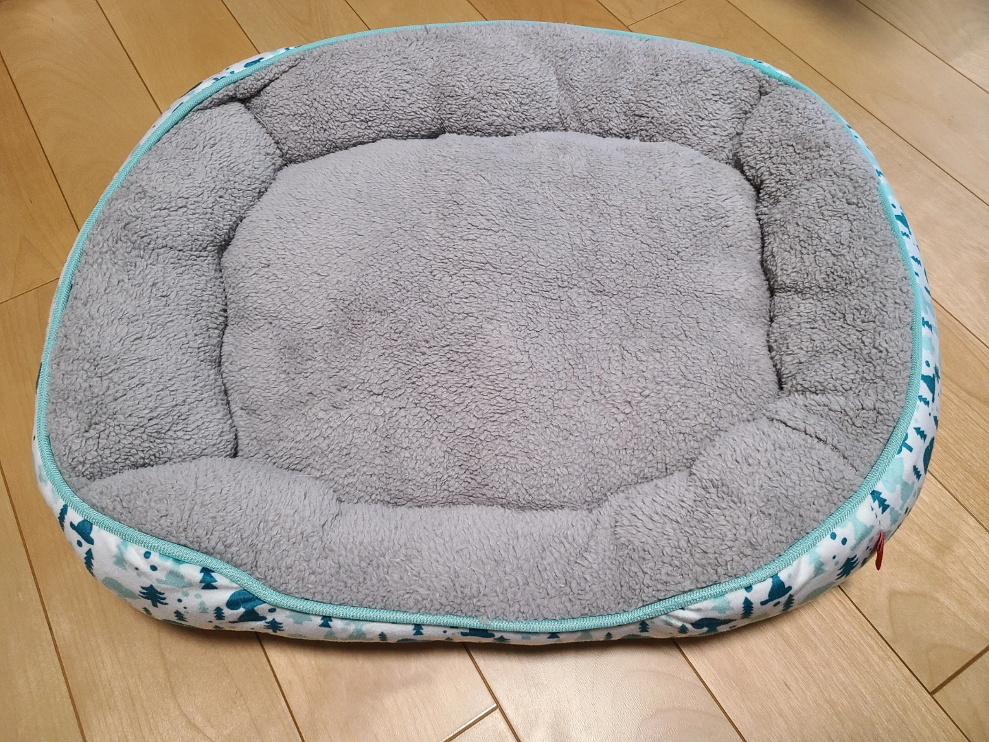ペットベッド グレー