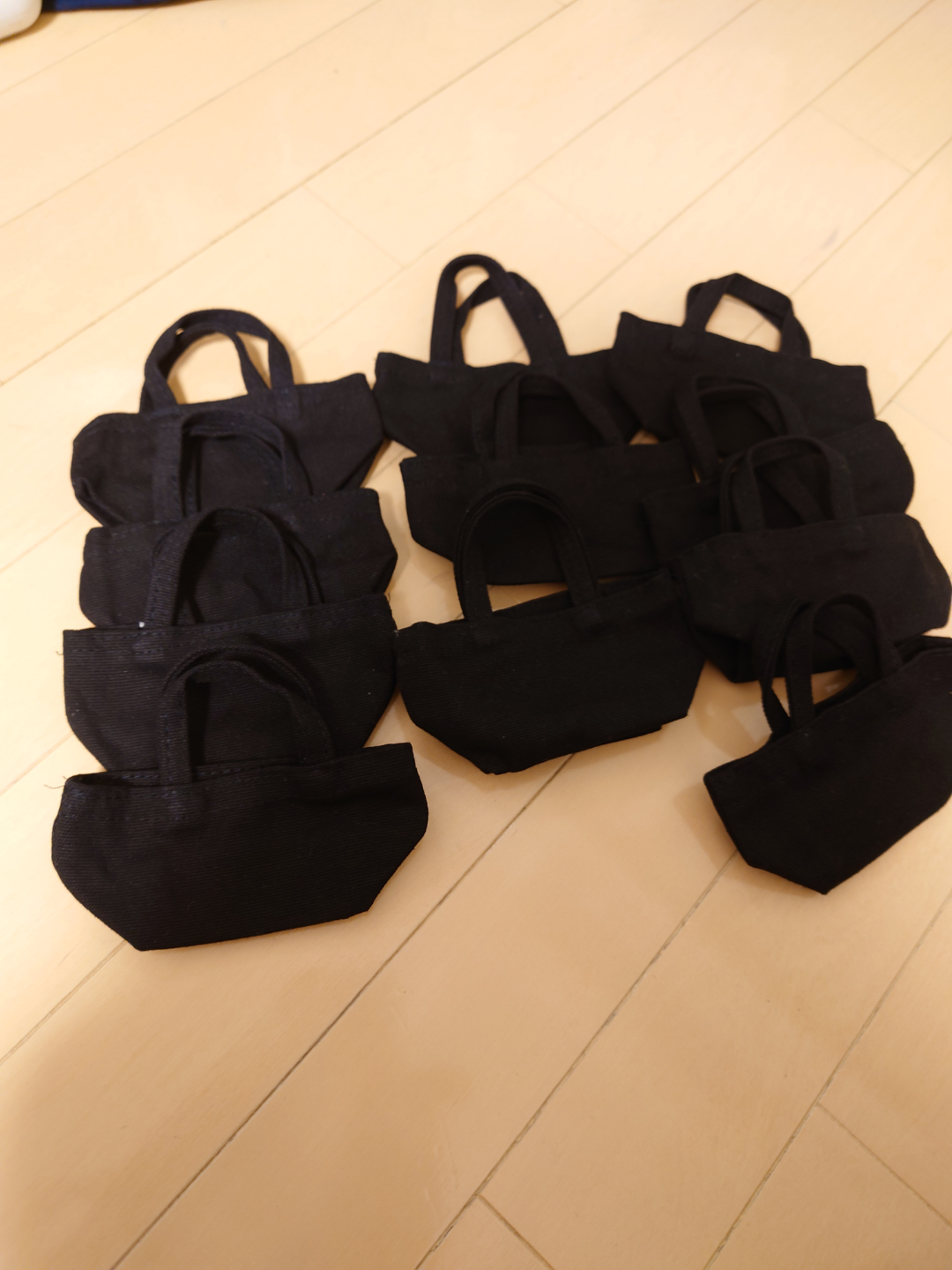 黒色 ミニ布袋セット