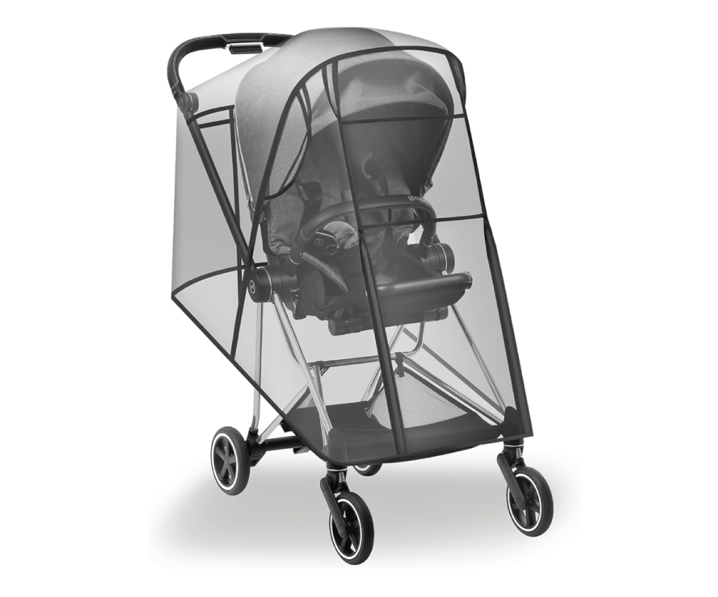 取引中】エアバギー 三輪ベビーカー レインカバー・空気入れ・シート