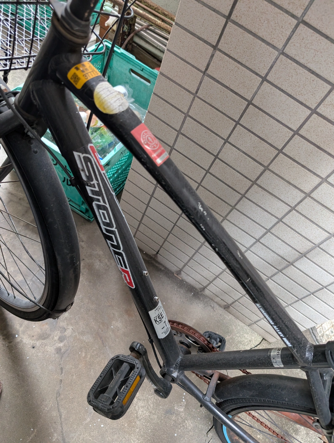 自転車 黒 中古の写真6枚目