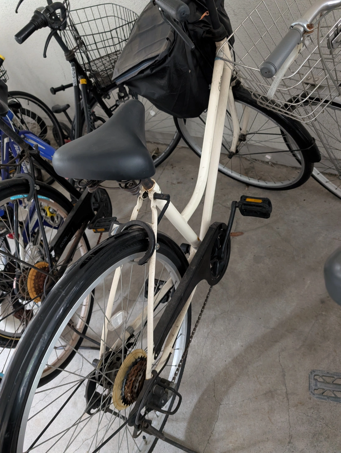 自転車 Cream クリーム色の写真6枚目