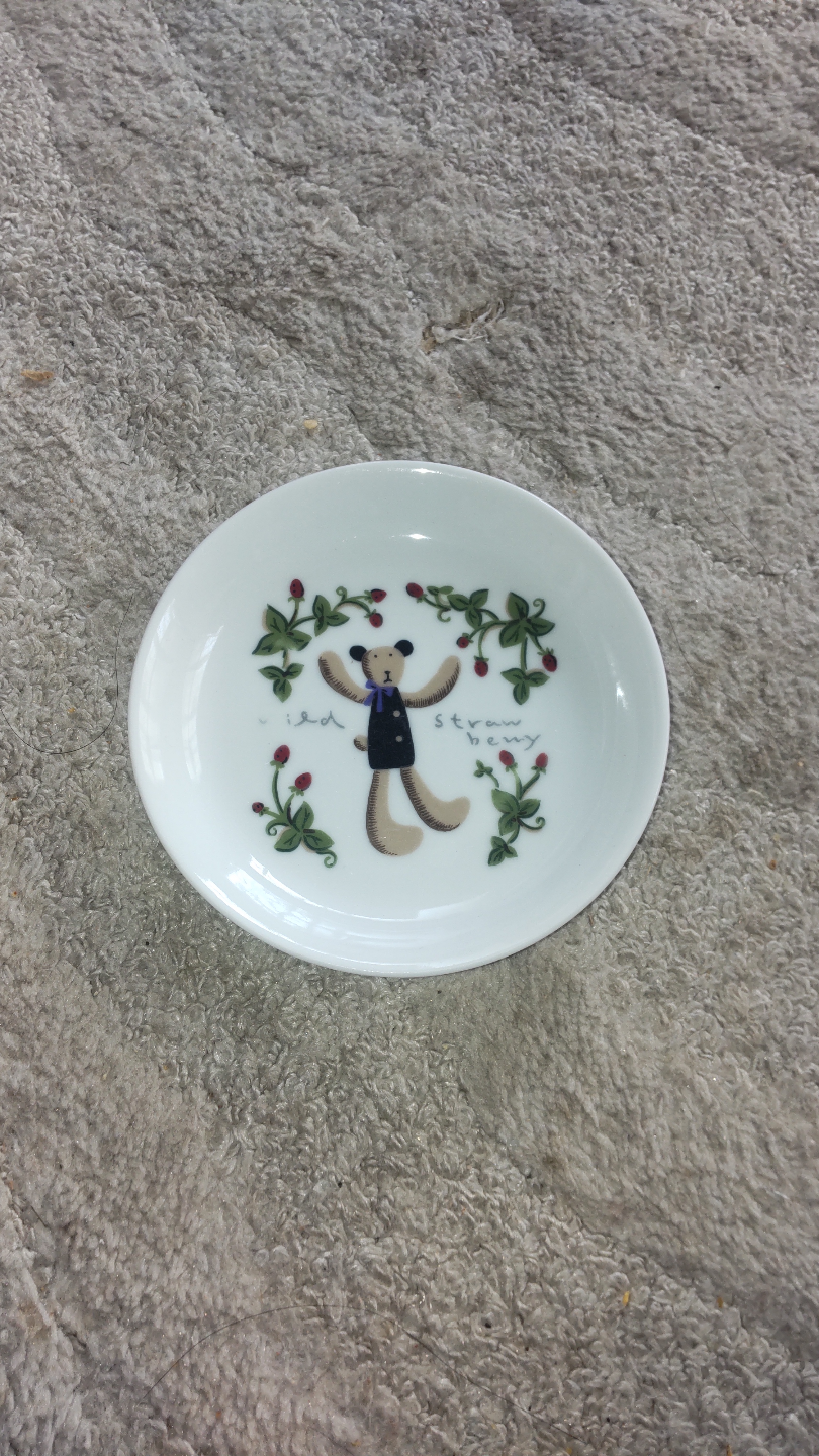 小皿 ベア柄