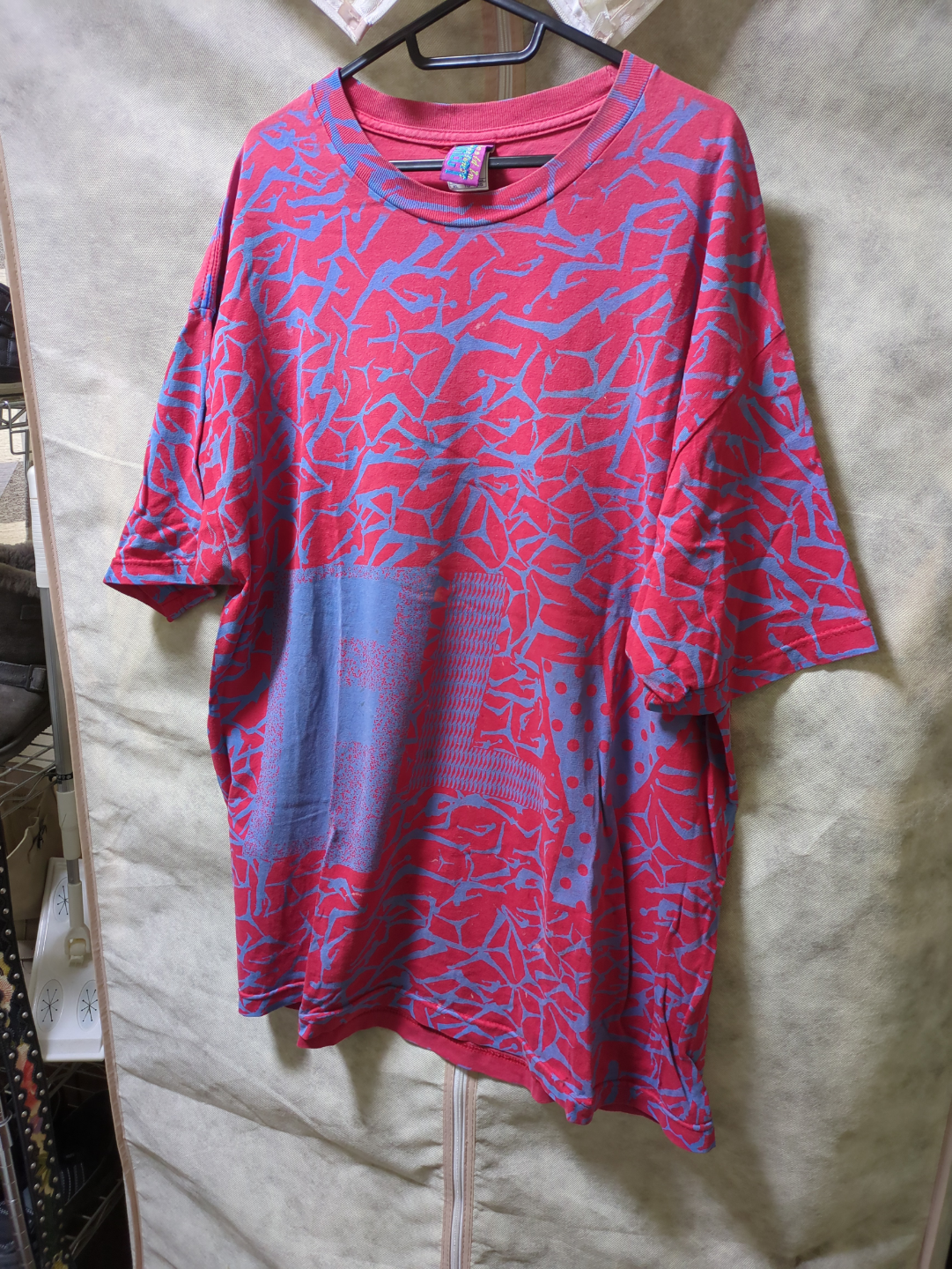 Tシャツ 赤/青
