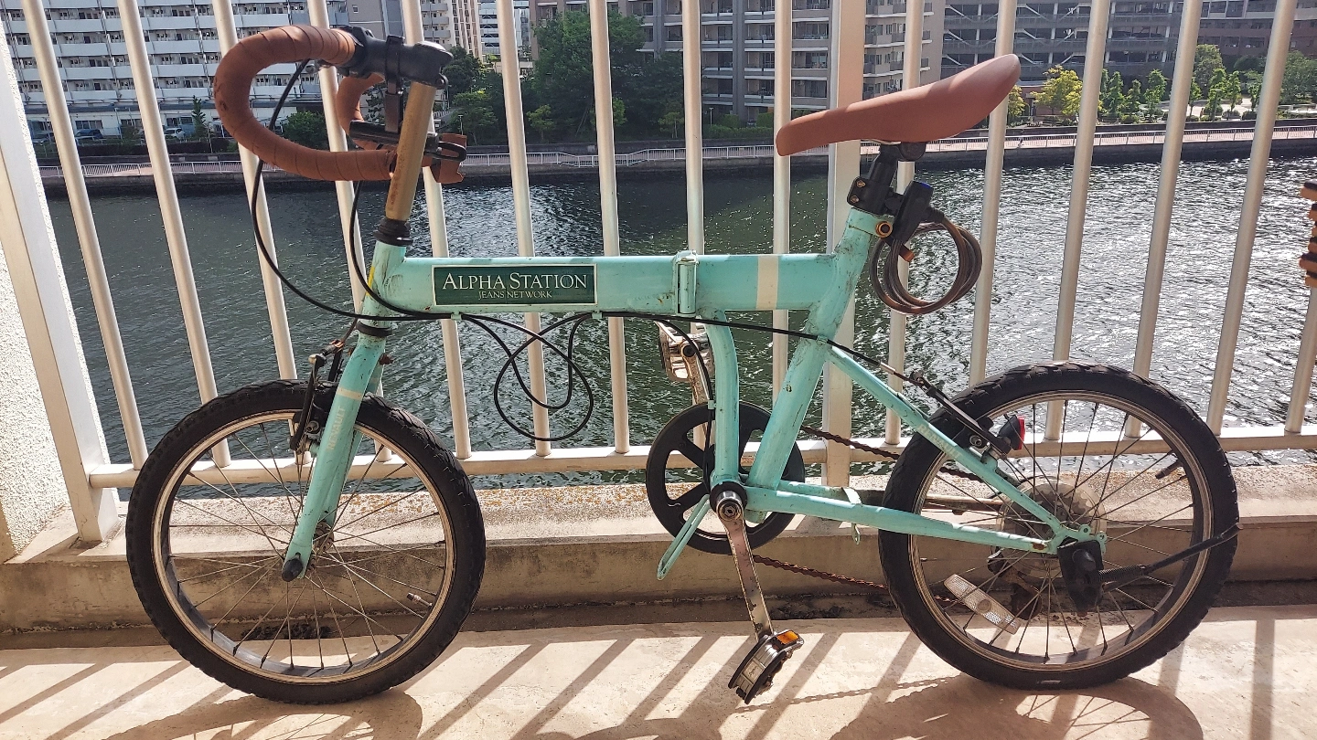 ルノー18インチ折りたたみ自転車の写真2枚目