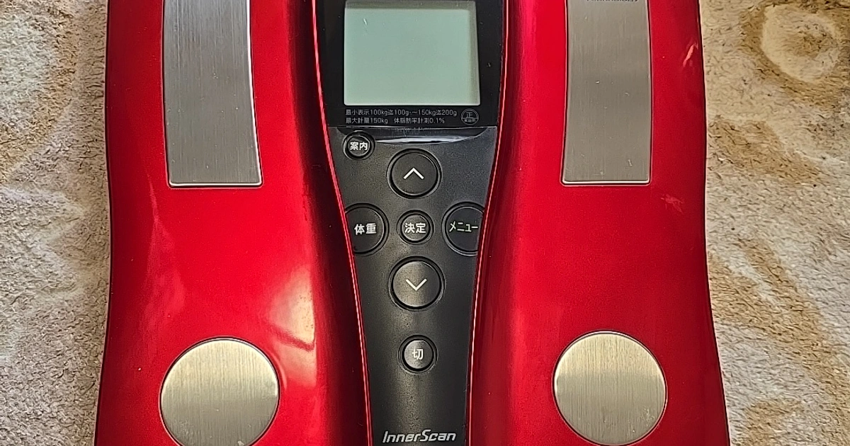 Bc 252 【6月まで】 タニタ 体組成計 InnerScan BC-252 レッド - キャロット(Karrot)