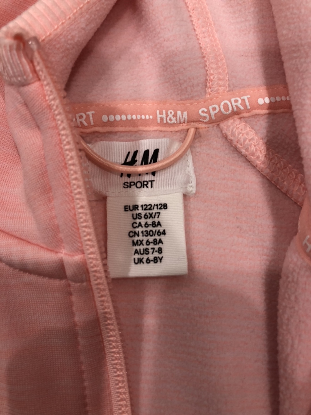 H&M 上下セット ピンク、グレー 122/128-130サイズの写真3枚目