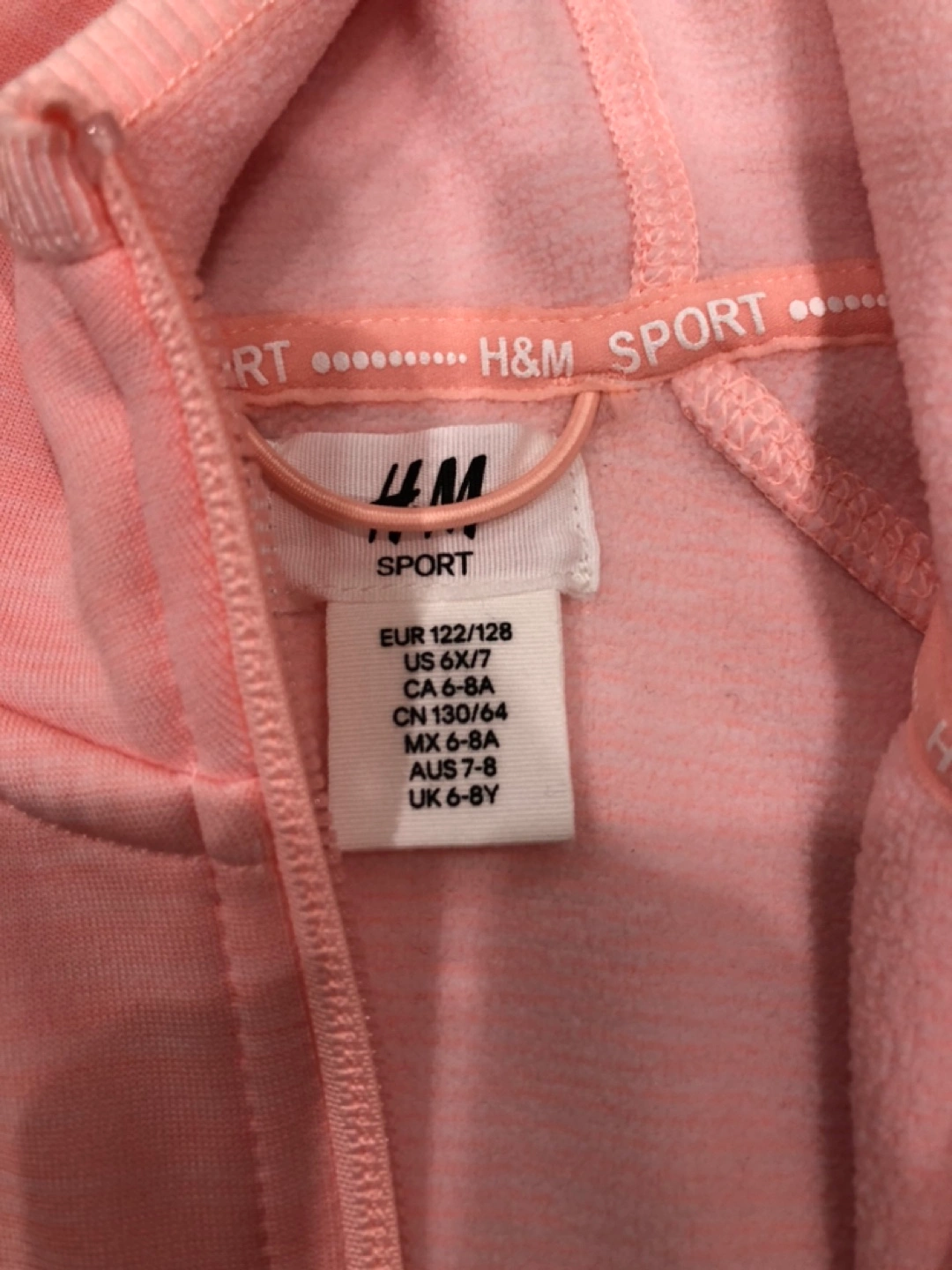 H&M 上下セット ピンク、グレー 122/128-130サイズの写真3枚目