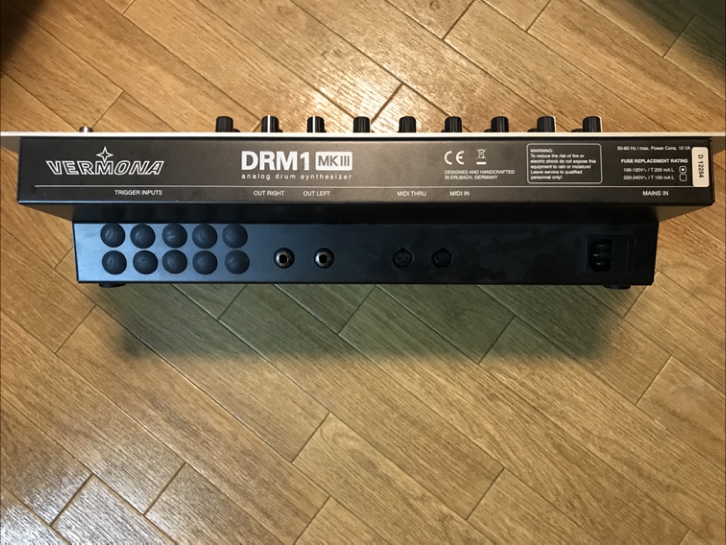VERMONA DRM1 MKIII ドラムシンセサイザーの写真4枚目