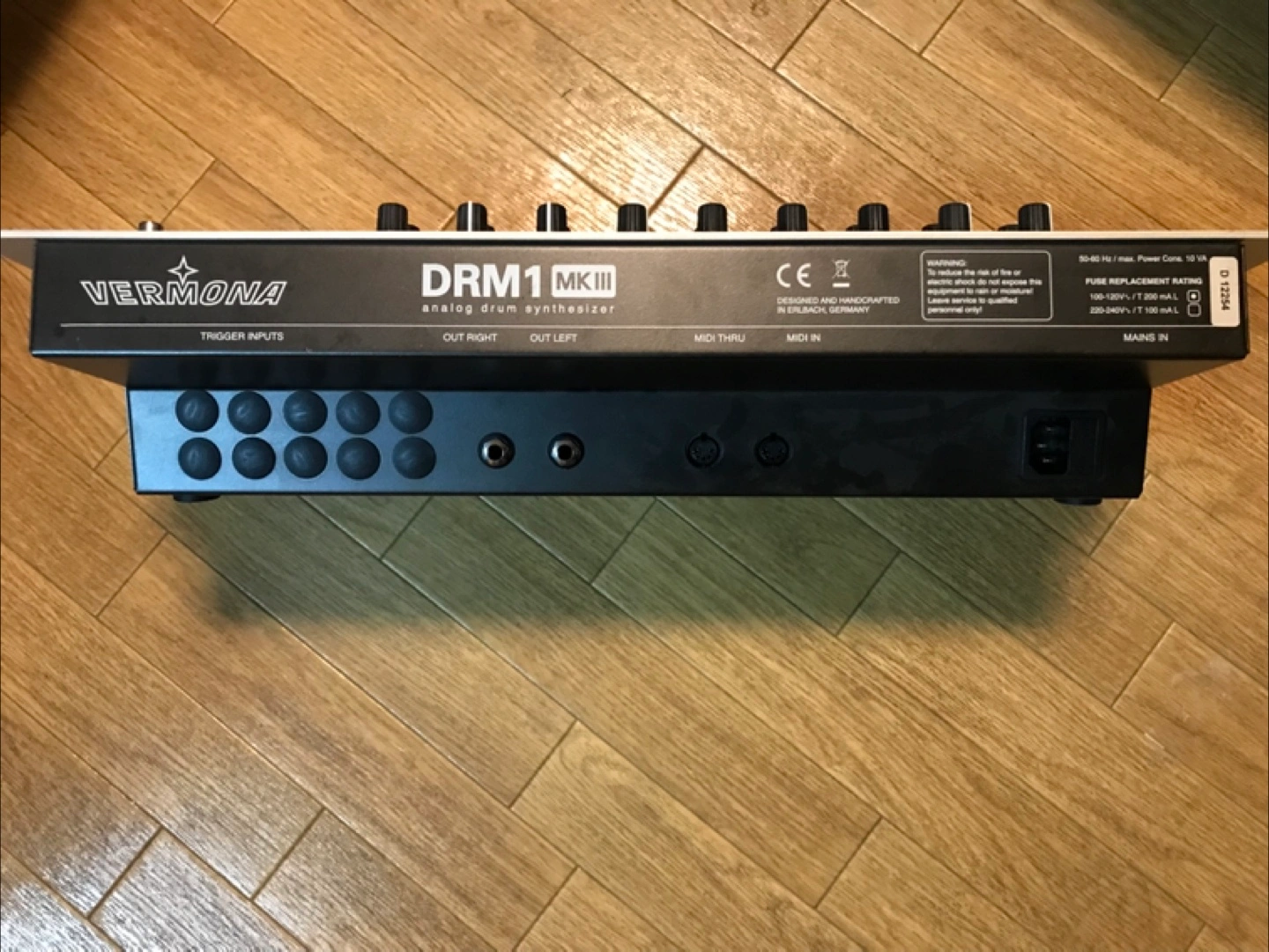 VERMONA DRM1 MKIII ドラムシンセサイザーの写真4枚目