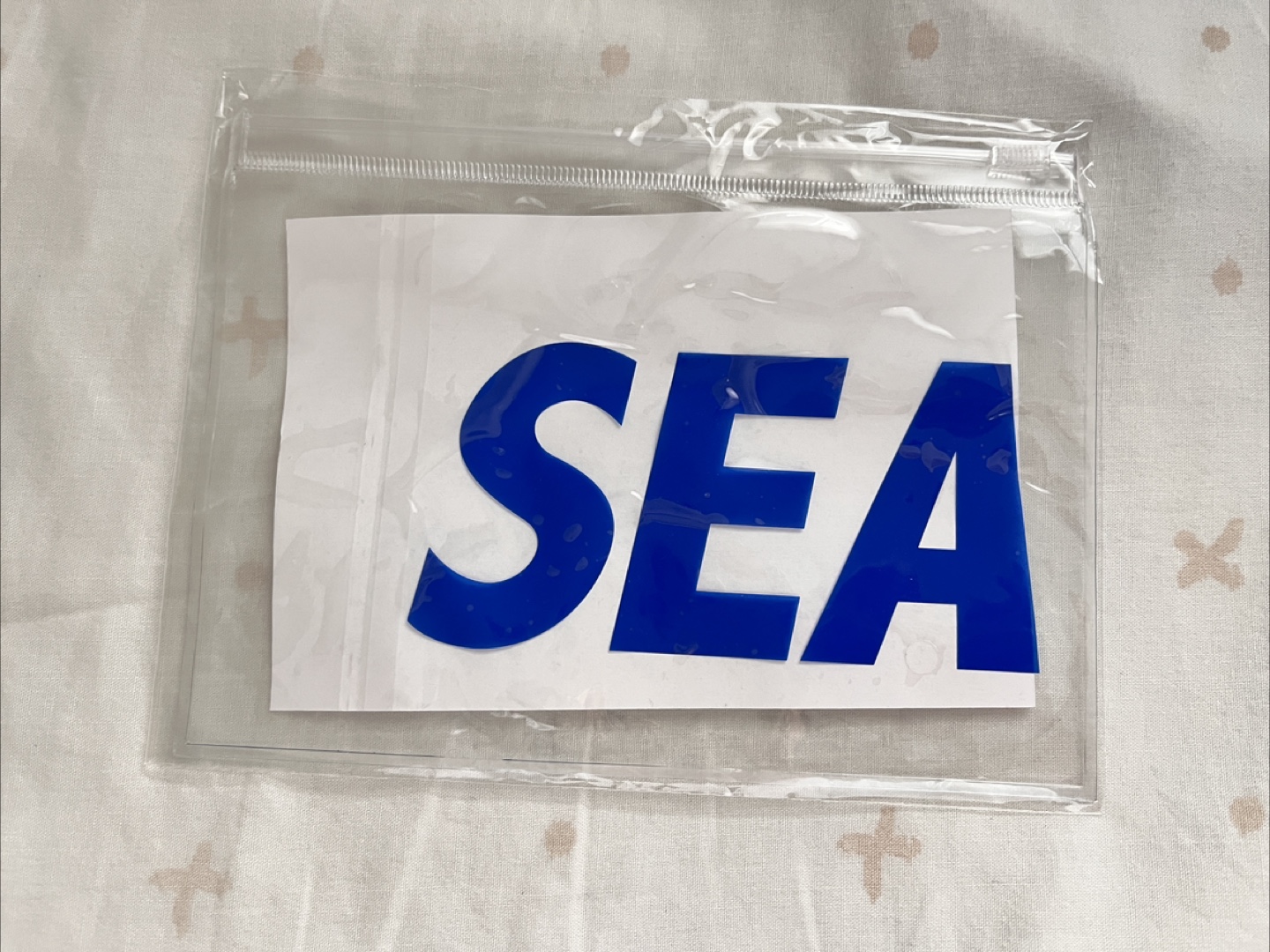 【新品】【未開封】SMOOSEA SEAロゴ　クリアポーチ