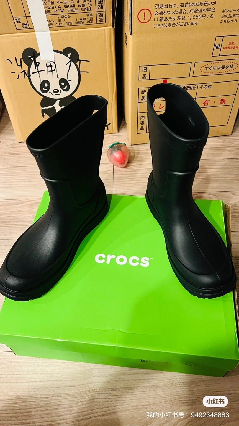 Crocs レインブーツ ブラック 10サイズ