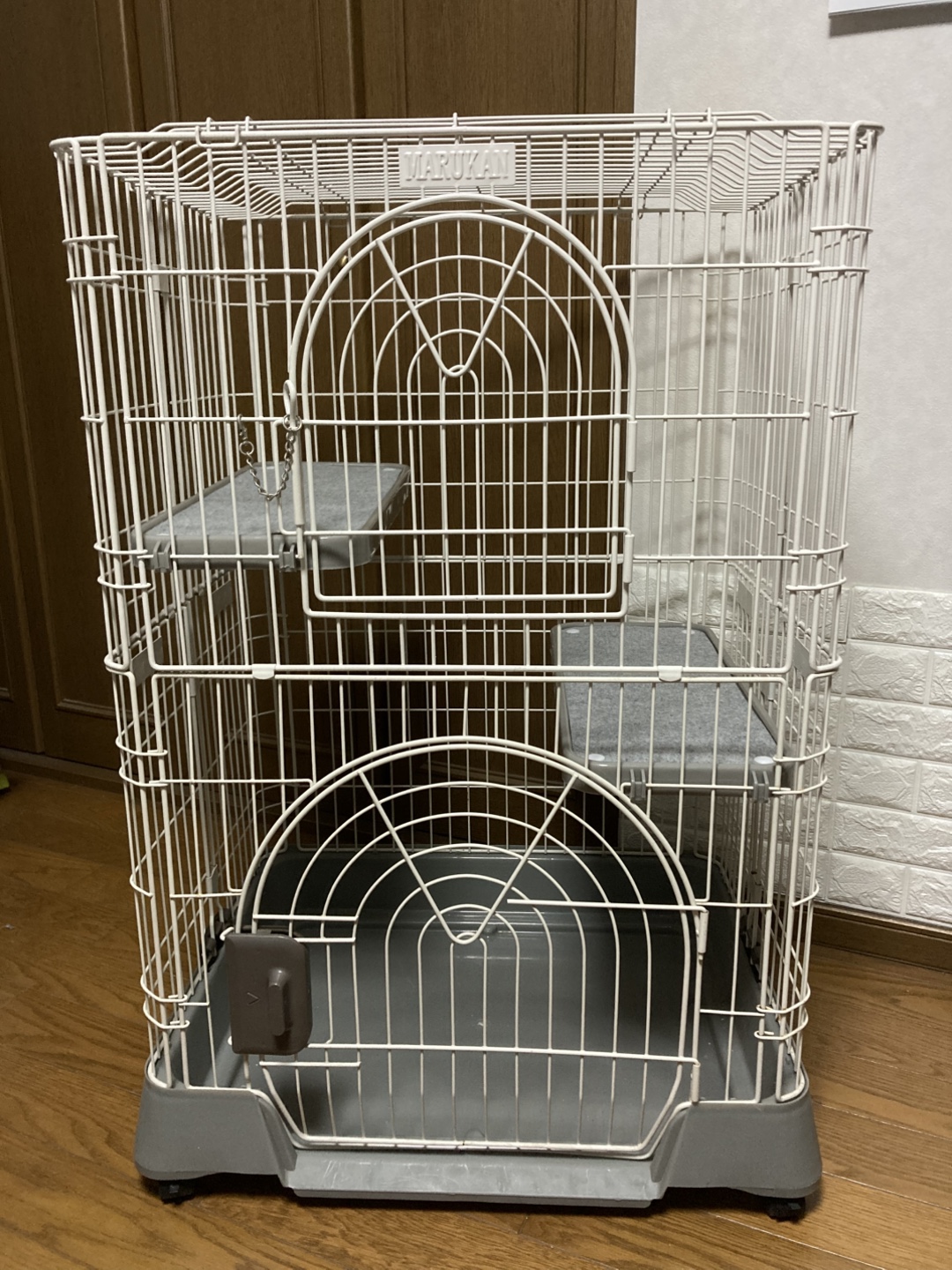 マルカン 猫ケージ 2段