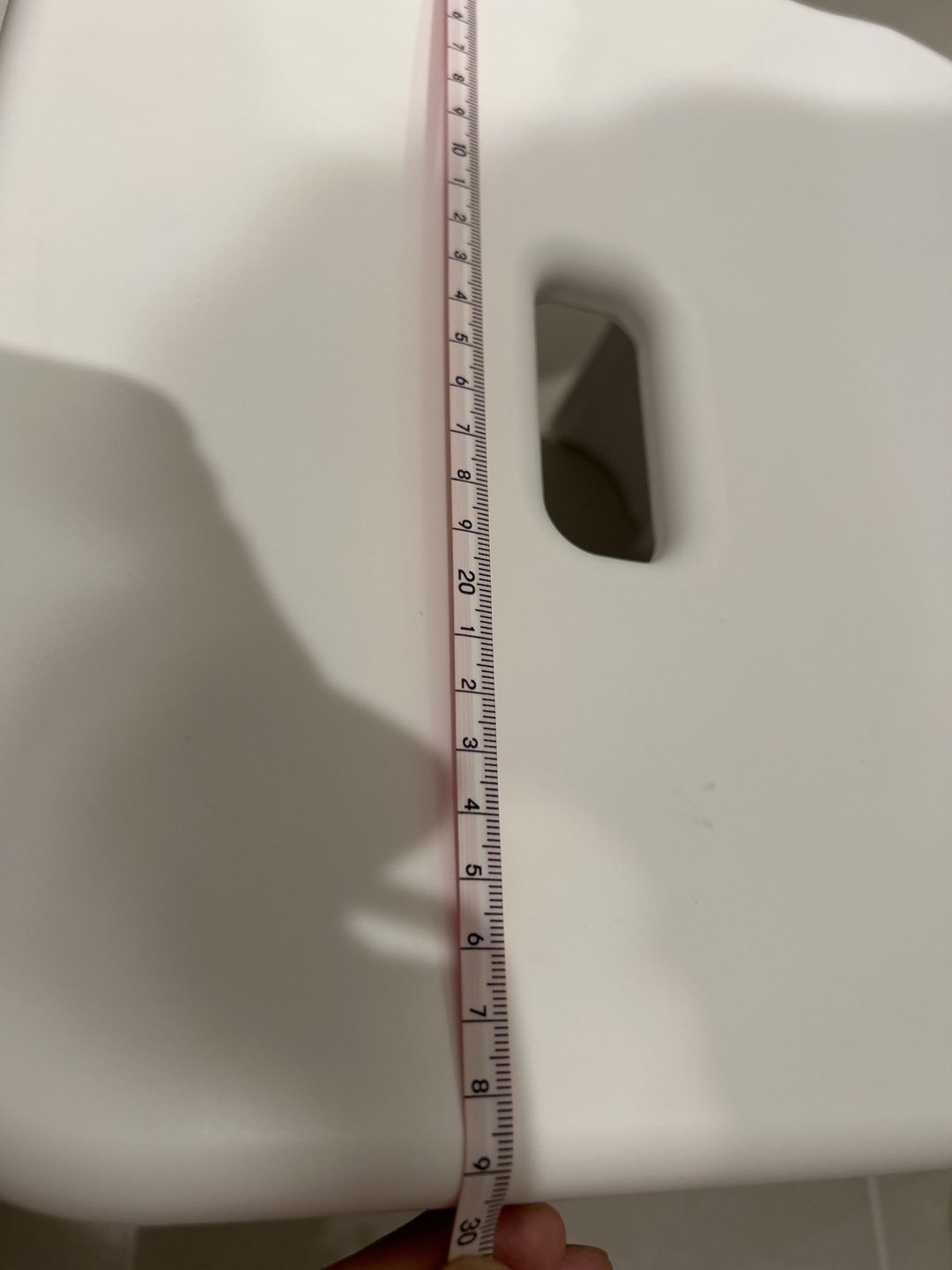 バスチェア ホワイト 座面25cmの写真5枚目