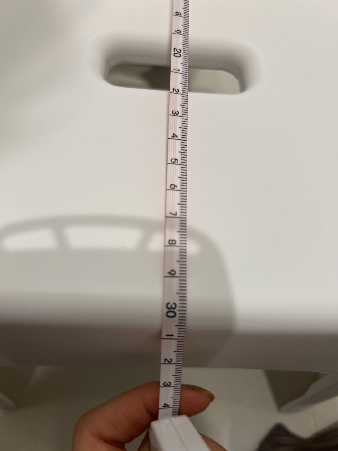 バスチェア ホワイト 座面25cmの写真6枚目