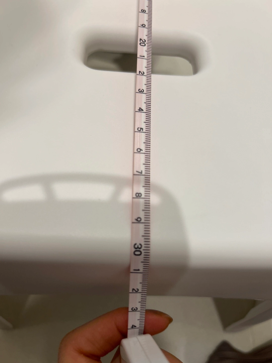 バスチェア ホワイト 座面25cmの写真6枚目