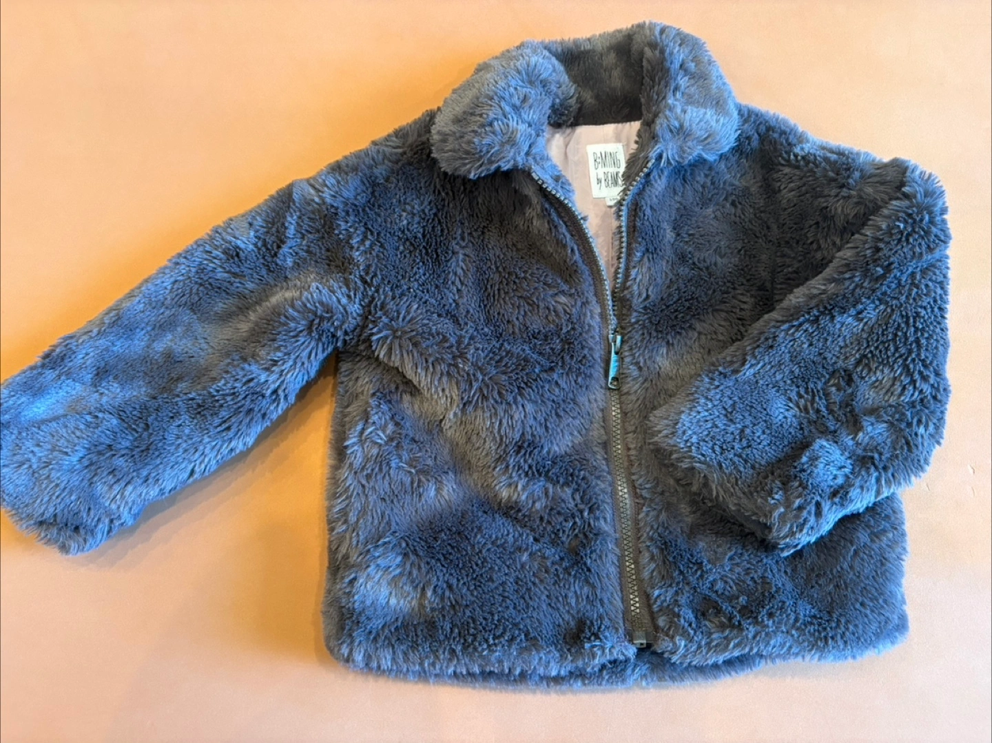 【他の出品物購入で差し上げます】B:Ming 100cm ブラウン フェイクファージャケット