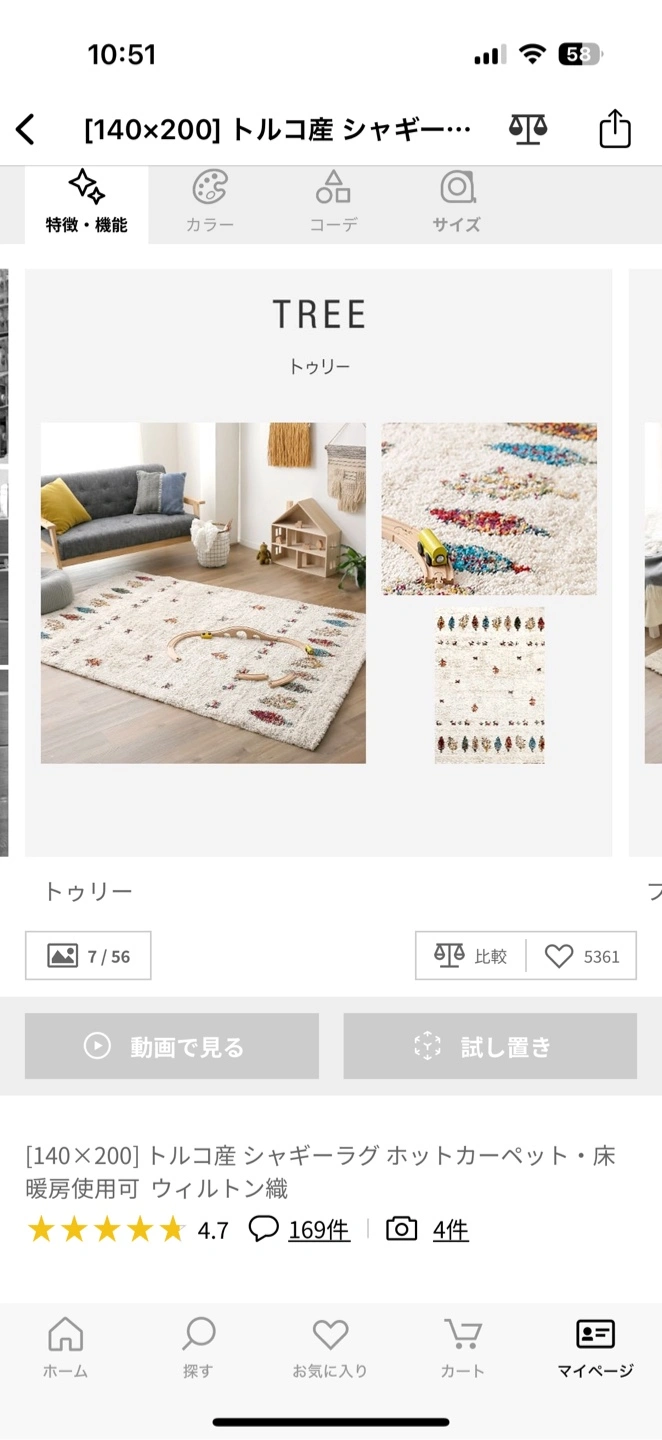 LOWYAカーペット
