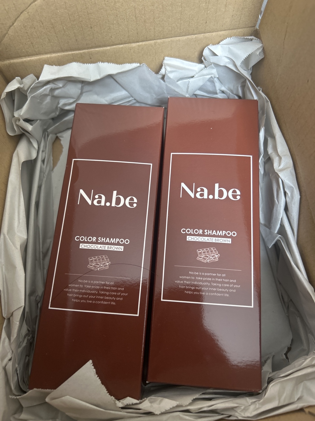 Na.be カラーシャンプー チョコレートブラウン