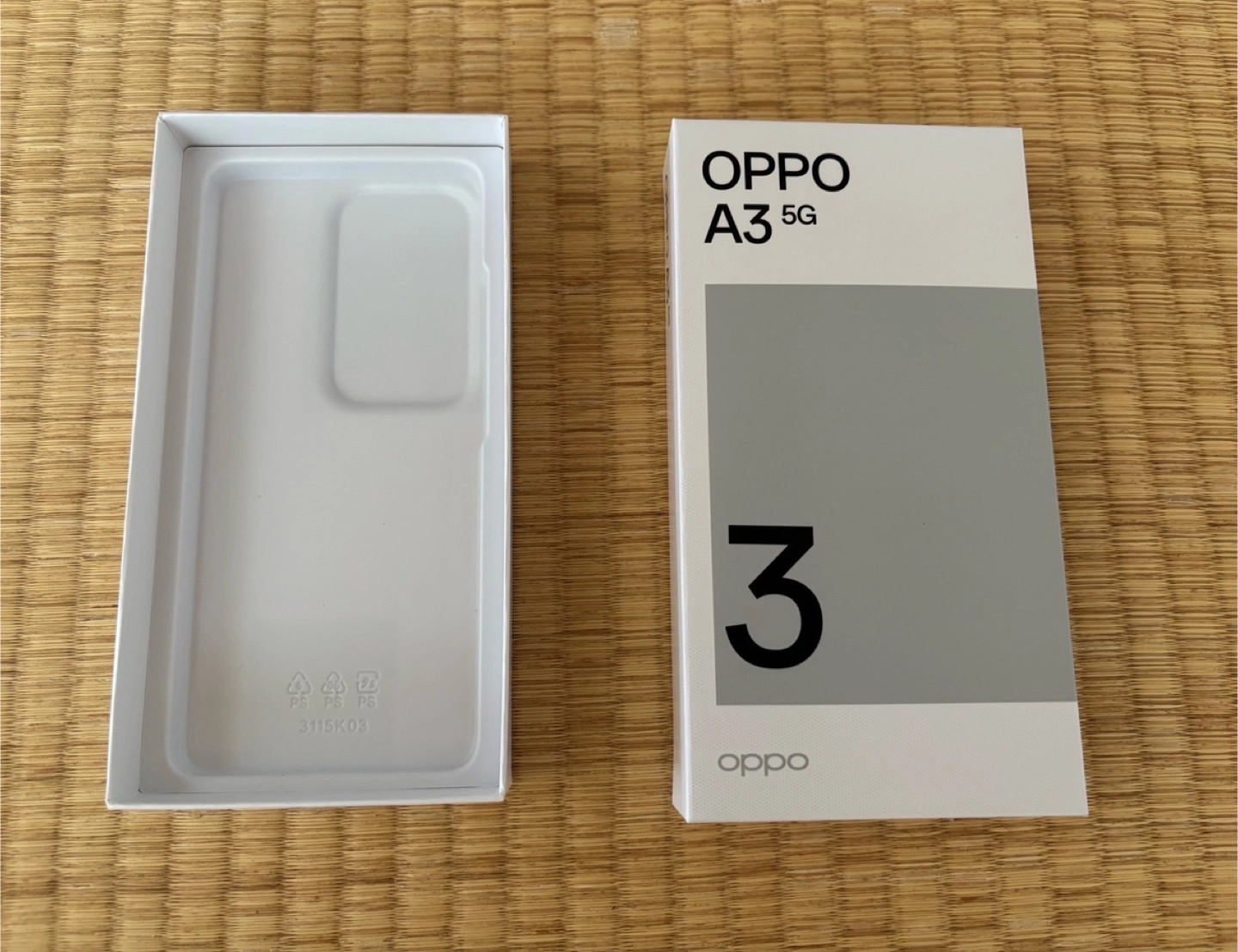 OPPO A3 5G パープル 中古の写真2枚目